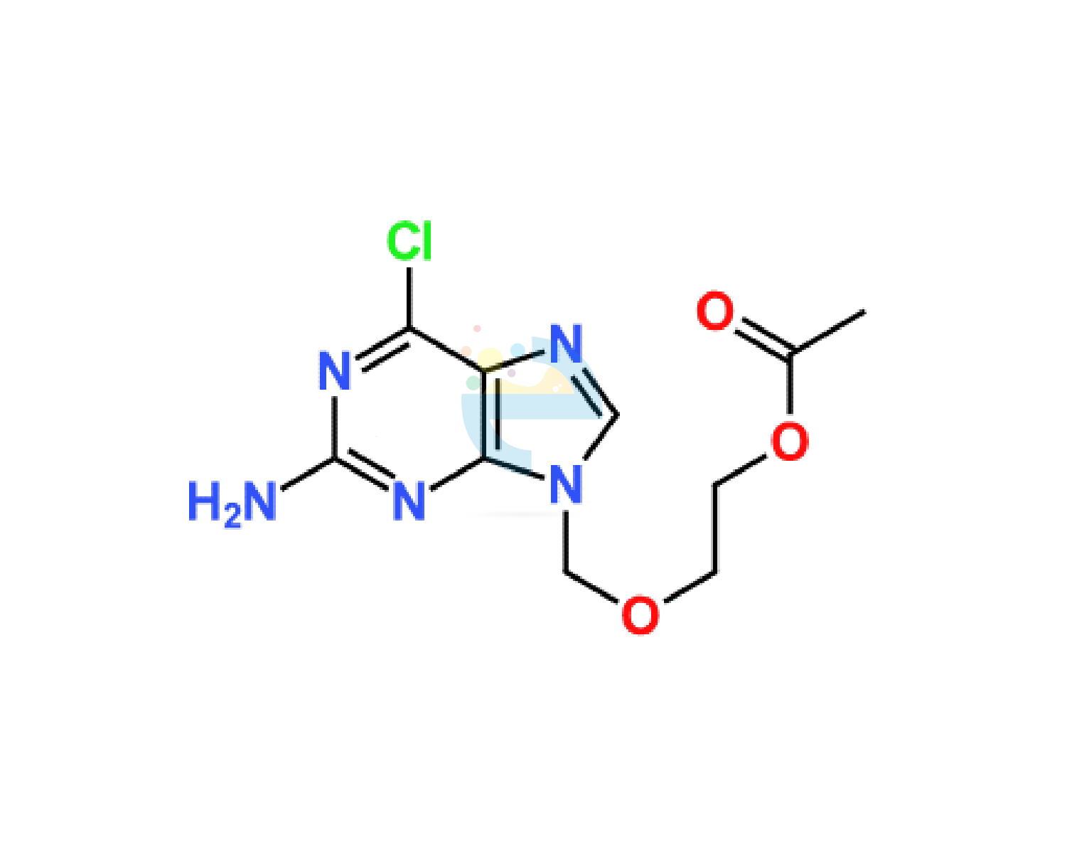 6-Chloro Aciclovir Acetate-01