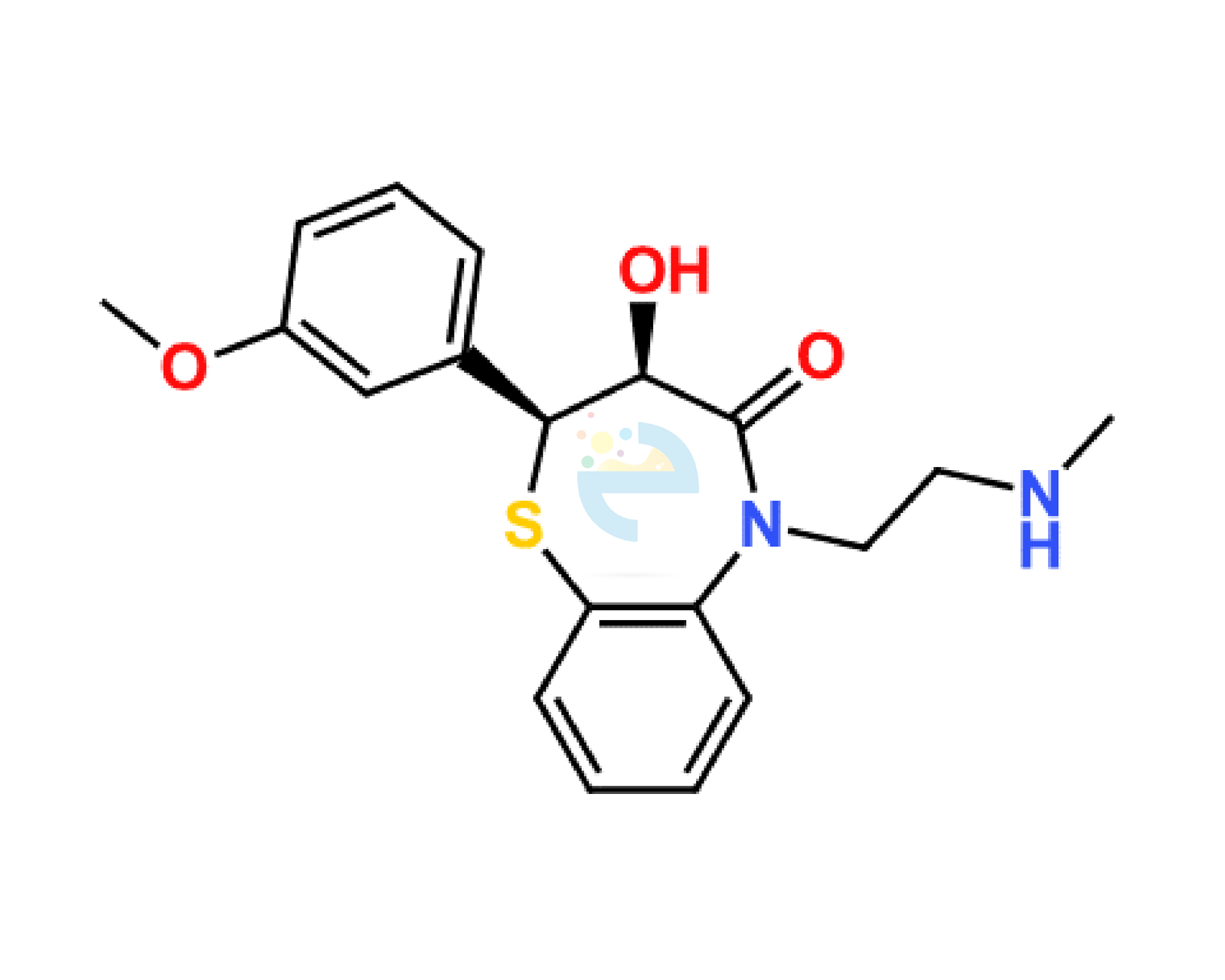 3-Methoxyphenyl-O-Desacetyl-N-desmethyl Diltiazem-28