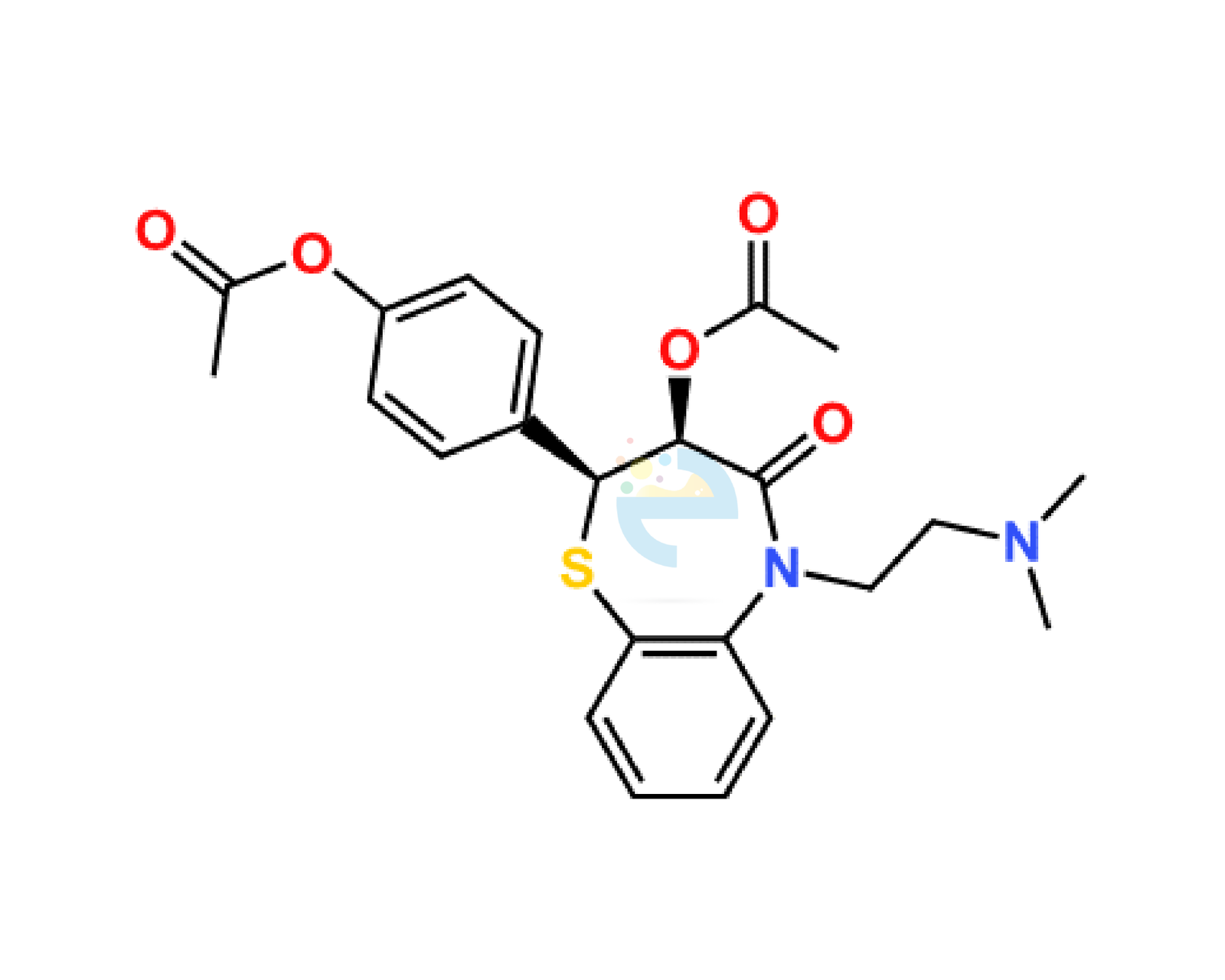 4’-O-Desmethyl 4’-O-Acetyl Diltiazem-15