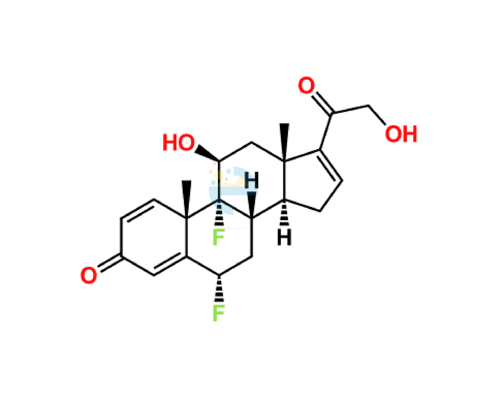 6α,_9α-_Difluoro-11β,21-dihydroxy-pregna-1,4,16-triene-3,20-dione-02