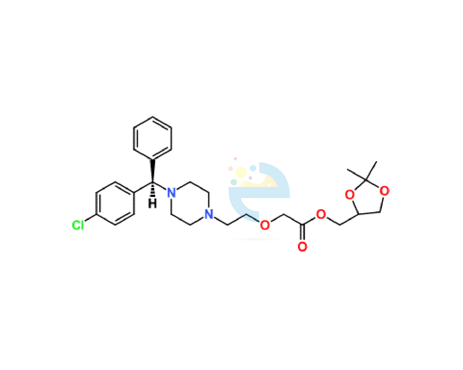 Cetirizine (2,2-Dimethyl-1,3-dioxolan-4-yl)methyl ester-07
