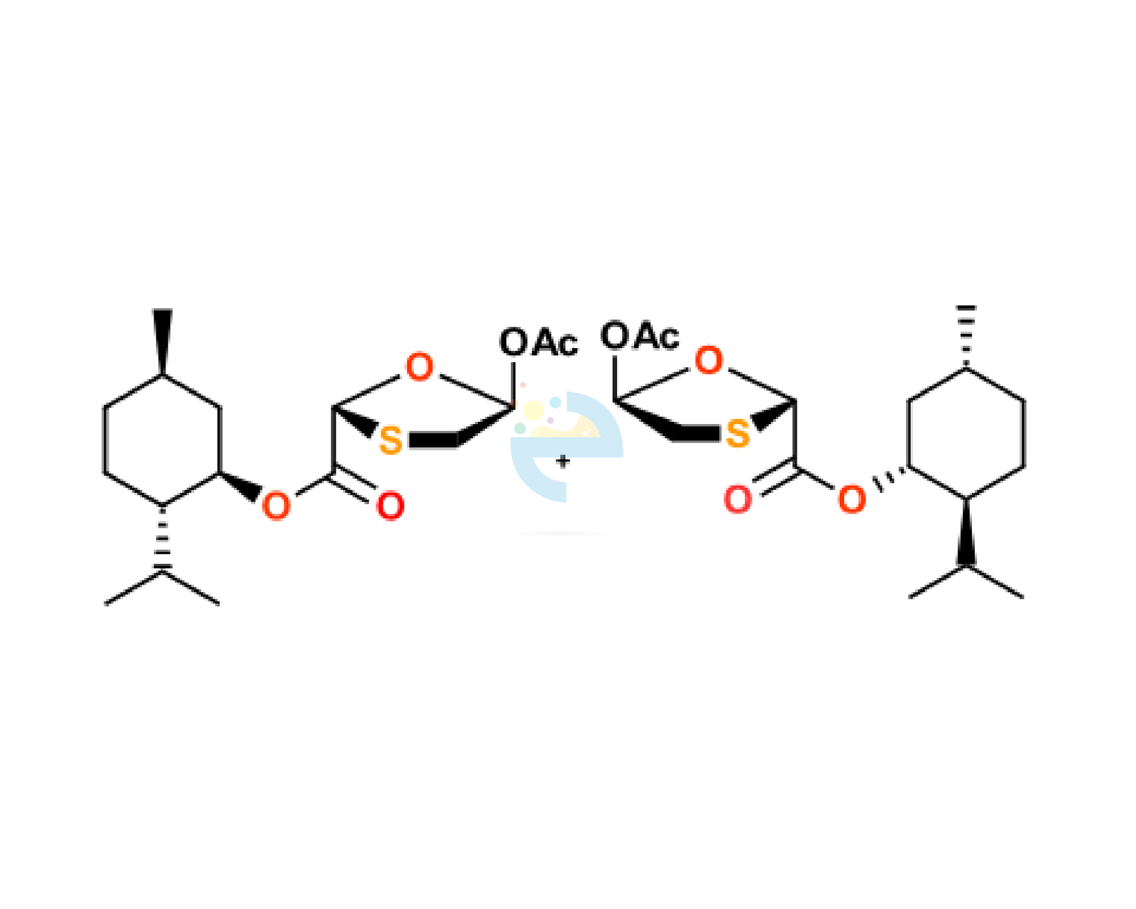 trans-L-Menthol-5-(acetyloxy)-1,3-oxathiolane-2-carboxylate-25