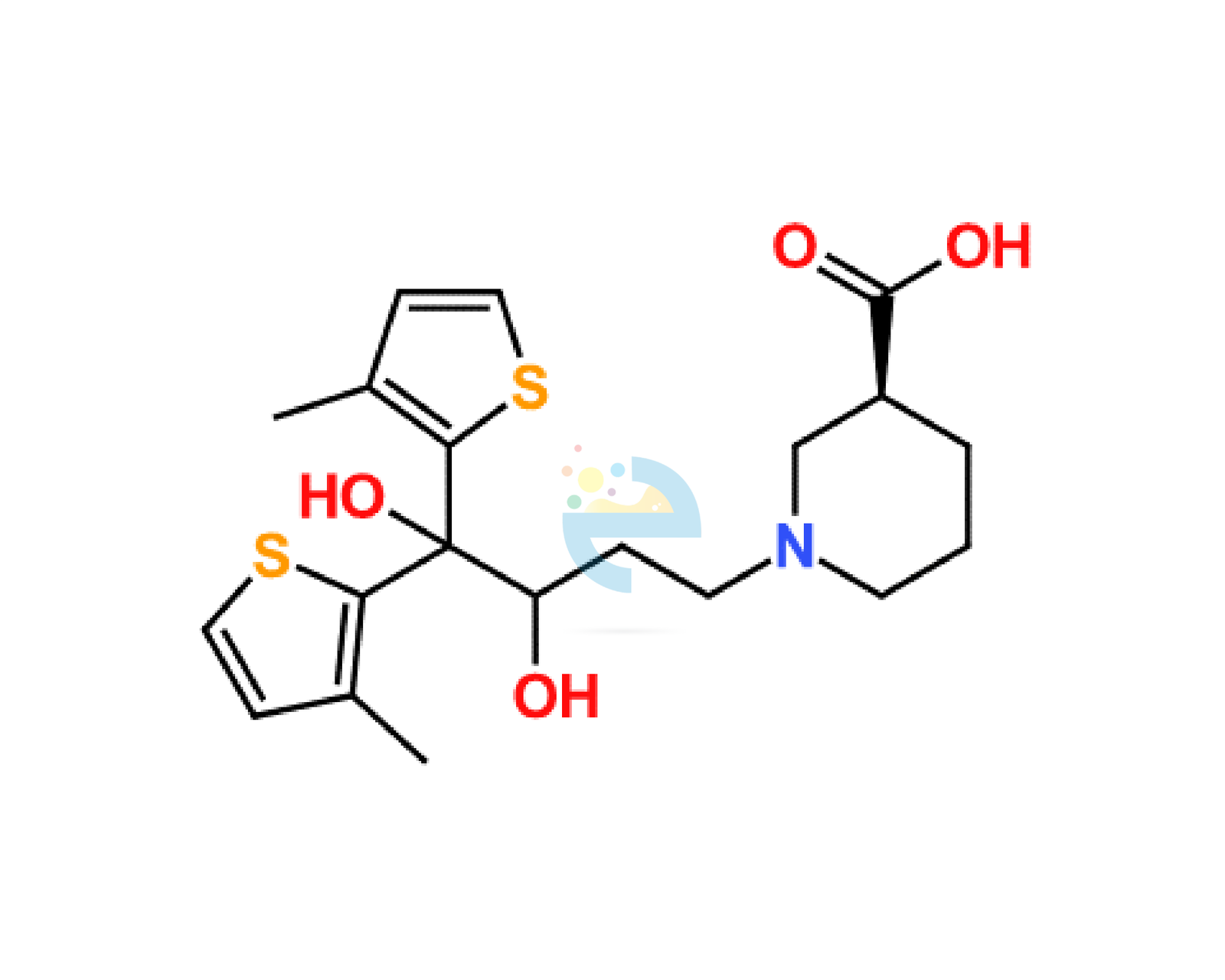Product-02 (43) Dihydroxy Tiagabine (Mixture of Diastereomers)