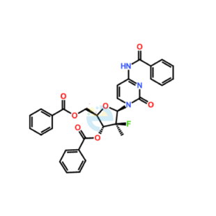 2’S-β-Fluoro tribenzoyl sofosbuvir intermidiate