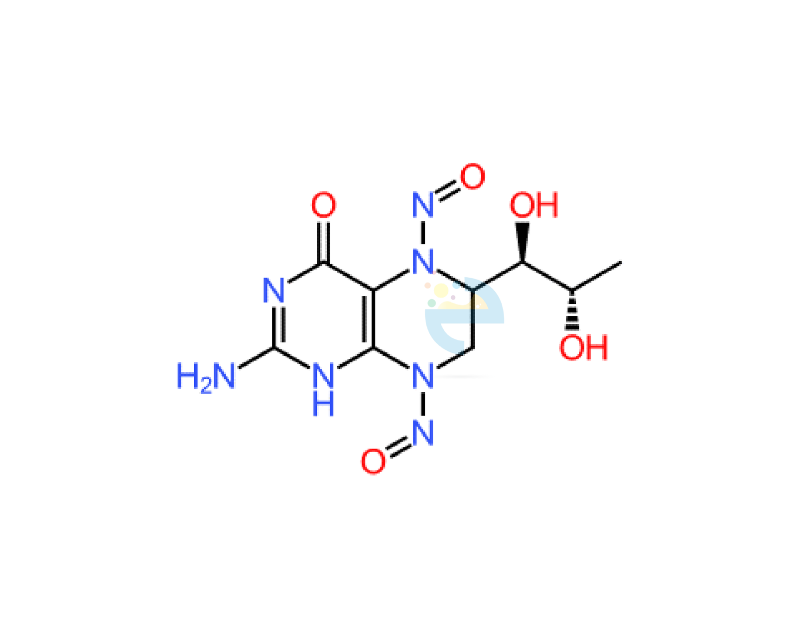 Product-06 (32) 2-Amino-6-((1R,2S)-1,2-dihydroxypropyl)-5,8-dinitroso-5,6,7,8-tetrahydropteridin-4(1H)-one