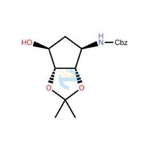 Benzyl ((3aS,4R,6S,6aR)-6-hydroxy-2,2-dimethyltetrahydro-3aH-cyclopenta[d][1,3]dioxol-4-yl)carbamate (TGA-1)