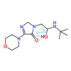 1-(2-(tert-Butylamino)-2-hydroxyethyl)-4-morpholino-1H-imidazol-5(2H)-one
