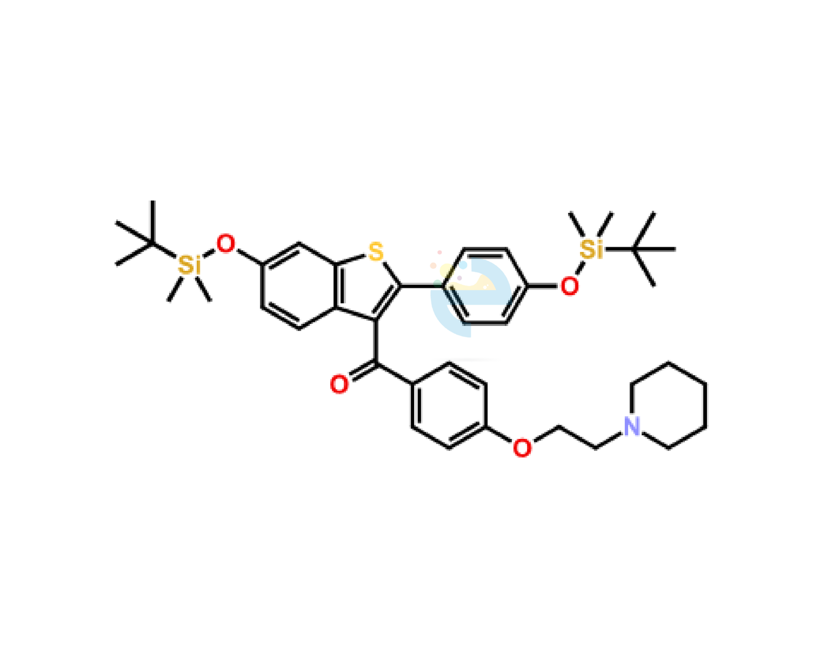 Product-14 (19) 4,6-di(tert-Butyldimethylsily) Raloxifene
