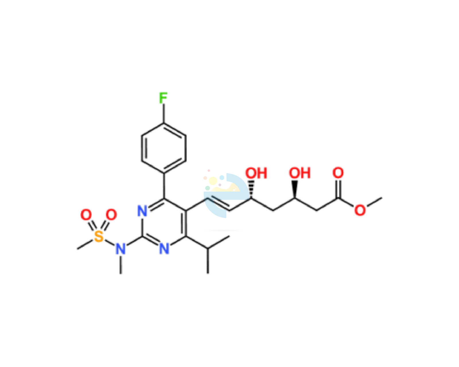 Product-15 (21) (3R,5R)-Rosuvastatin Ethyl Ester