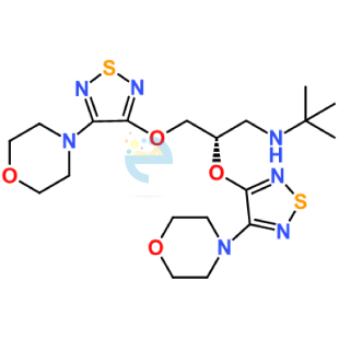 2-[4-(4-Morpholinyl)-1,2,5-thiadiazol-3-yl] (S)-(-)-Timolol Ether