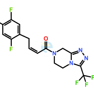 (2Z)-1-[5,6-Dihydro-3-(trifluoromethyl)-1,2,4-triazolo[4,3-a]pyrazin-7(8H)-yl]-4-(2,4,5-trifluorophenyl)-2-buten-1-one