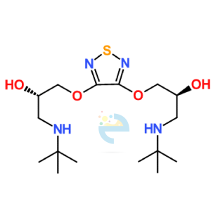 (2S,2’S)-3,3’-((1,2,5-Thiadiazole-3,4-diyl)bis(oxy))bis(1-(tert-butylamino)propan-2-ol)