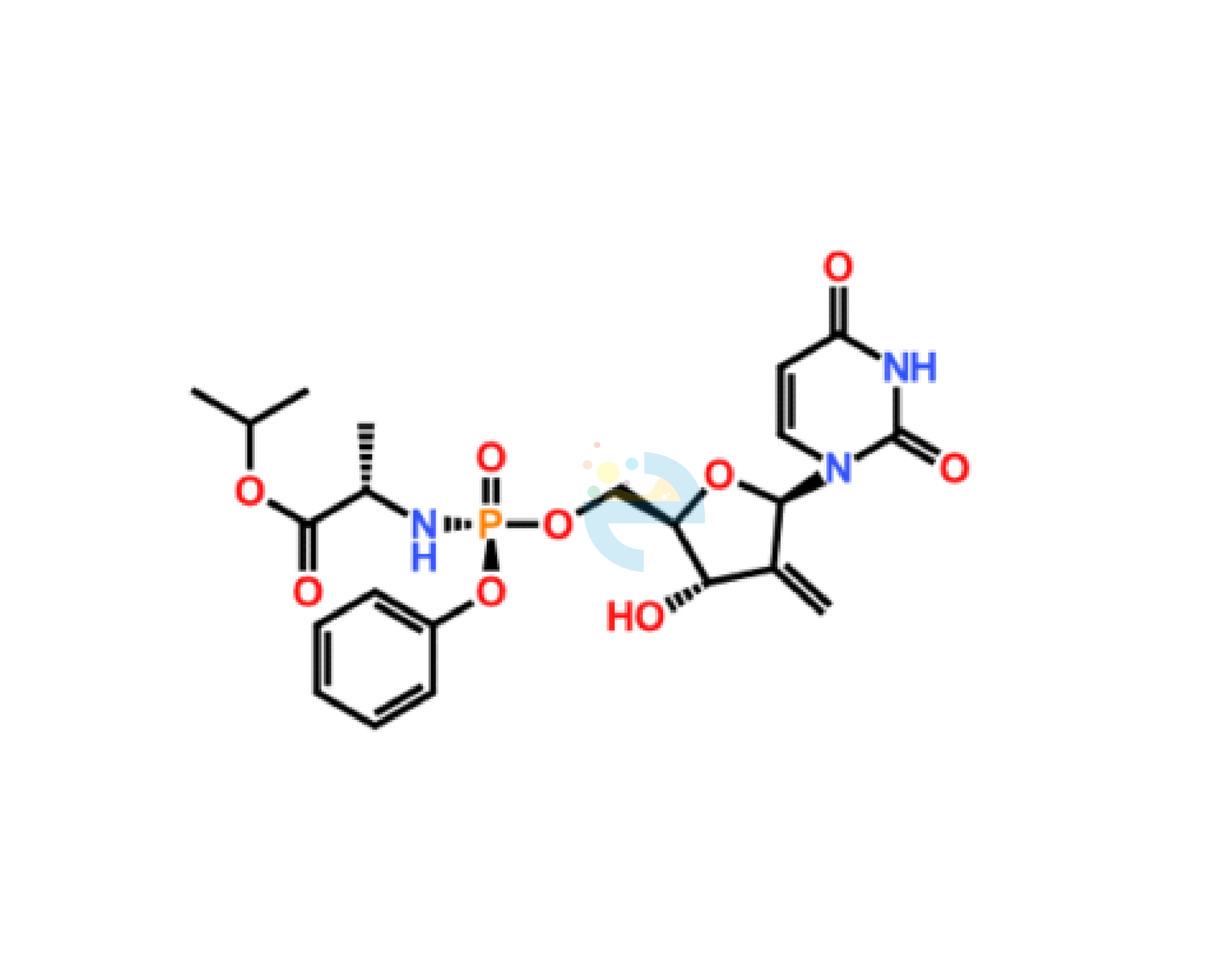Product-31 (5) 2′-Alkene Sofosbuvir; 2’-Defluro-2’-methylene Sofosbuvir