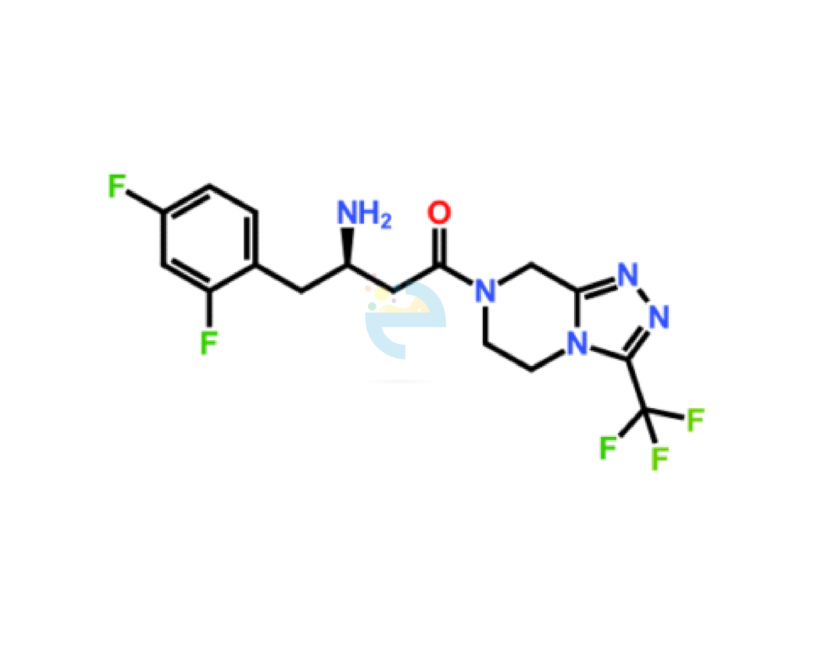 Product-39 (3) 5-Desfluoro Sitagliptin; Sitagliptin EP Impurity C