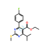 Ethyl 4-(4-Fluorophenyl)-6-isopropyl-2-methylthiopyrimidine-5-carboxylate