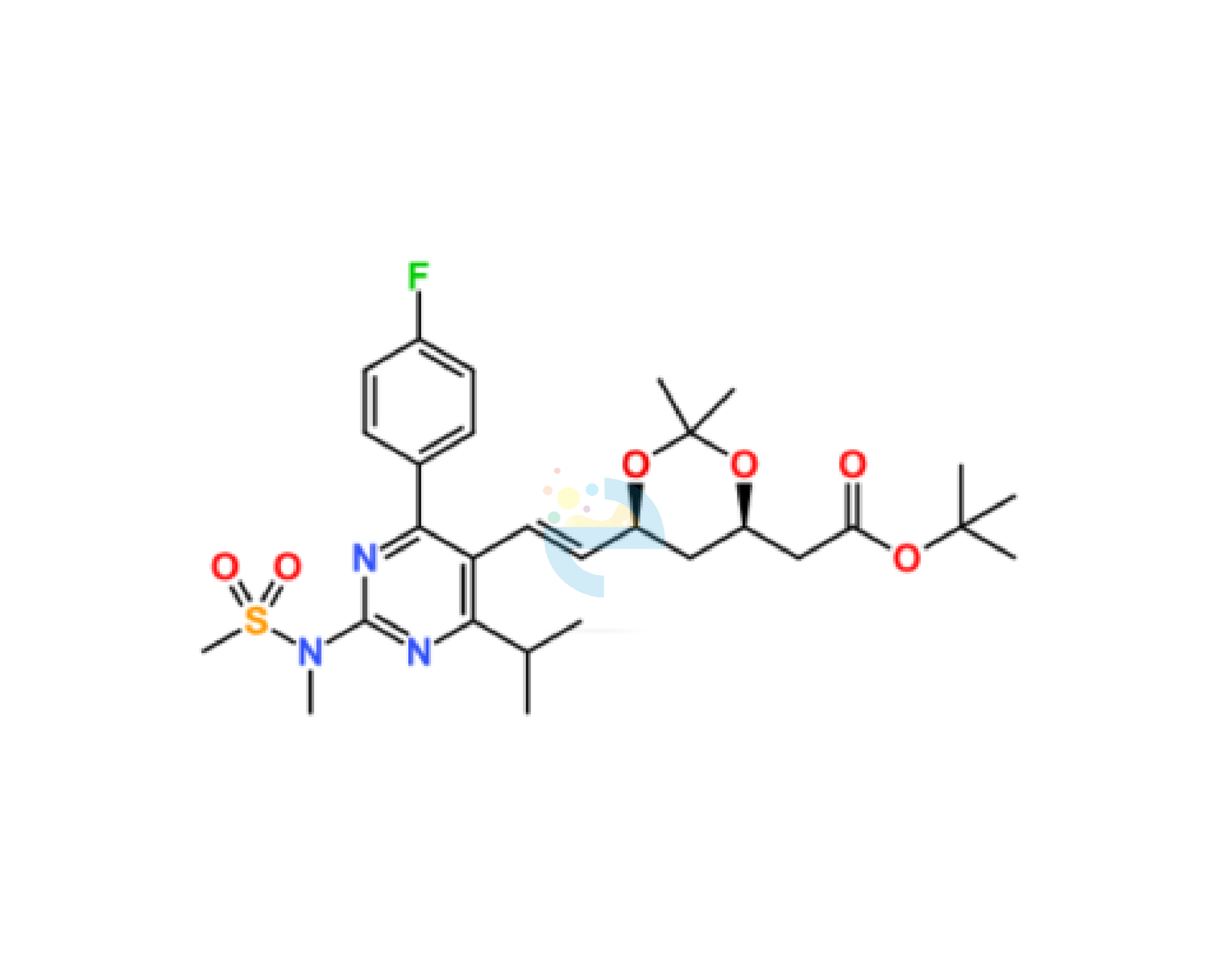 Product-70 Rosuvastatin EP Impurity F; Rosuvastatin Acetonide tert-Butyl Ester;